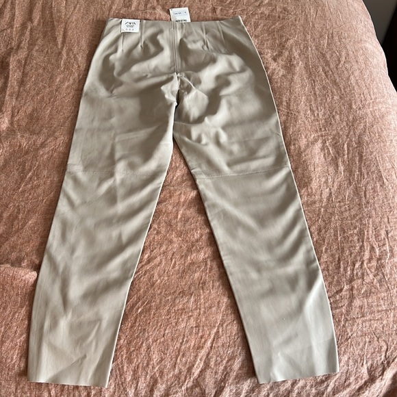 Zara Faux Leather Leggings - Picture 8 of 9